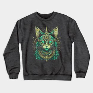 The Cat Goddess Bastet Crewneck Sweatshirt